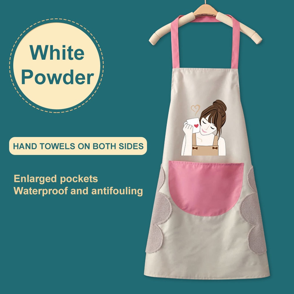 Korea Creative Hand Towel Waterproof Apron