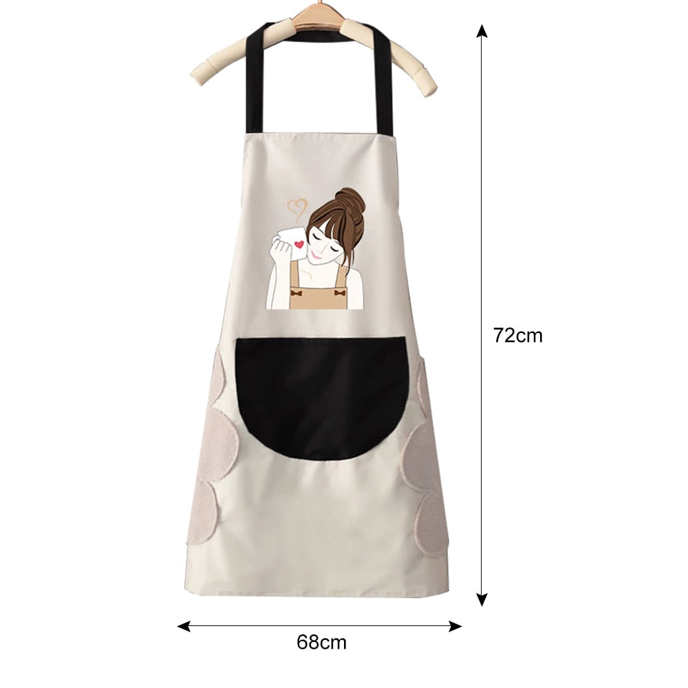 Korea Creative Hand Towel Waterproof Apron